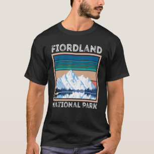Camiseta Parque nacional Souvenir Fiordland New Zealand Tou