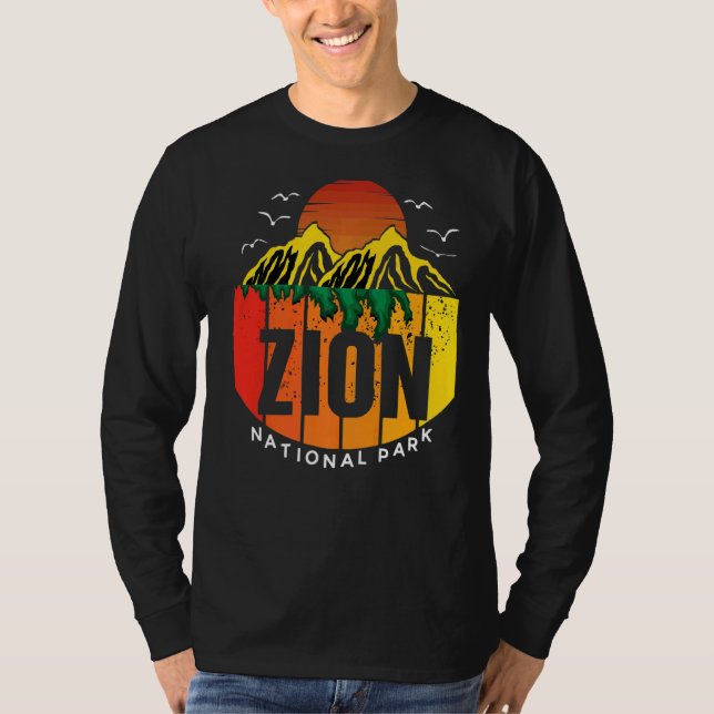 Camiseta Parque nacional Souvenir Utah Zion Cam natural (Anverso)
