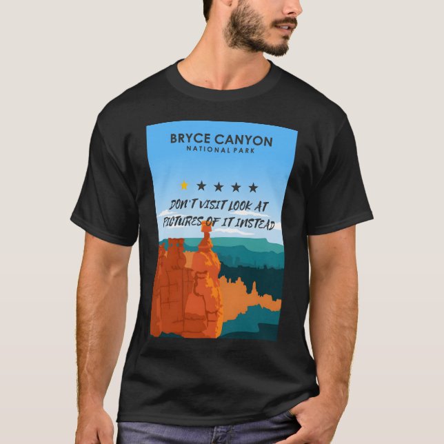 Camiseta Parque nacional Subpar del Cañón de Bryce en (Anverso)