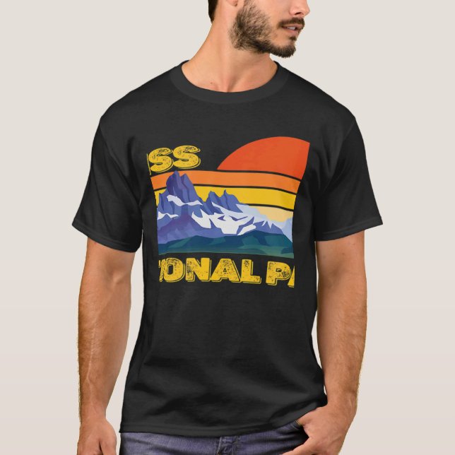 Camiseta Parque nacional suizo Alpes Souvenir Engadin Retro (Anverso)