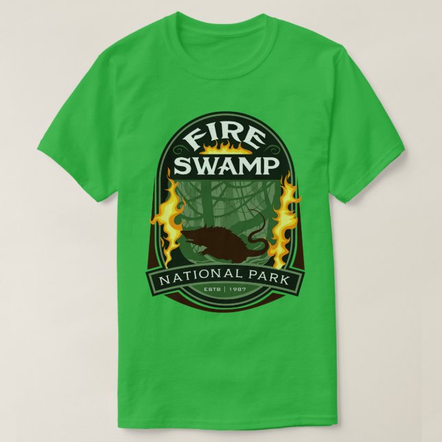 Camiseta Parque nacional Swamp de Bomberos (Diseño del anverso)