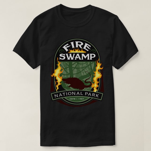 Camiseta Parque nacional Swamp de Bomberos (Diseño del anverso)