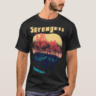 Camiseta Parque nacional Tanzania Serengeti África Safari B