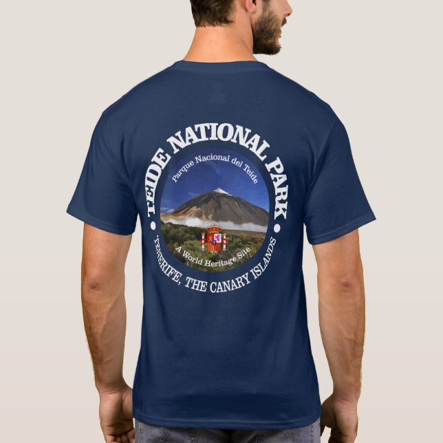 Camiseta Parque nacional Teide (Reverso)