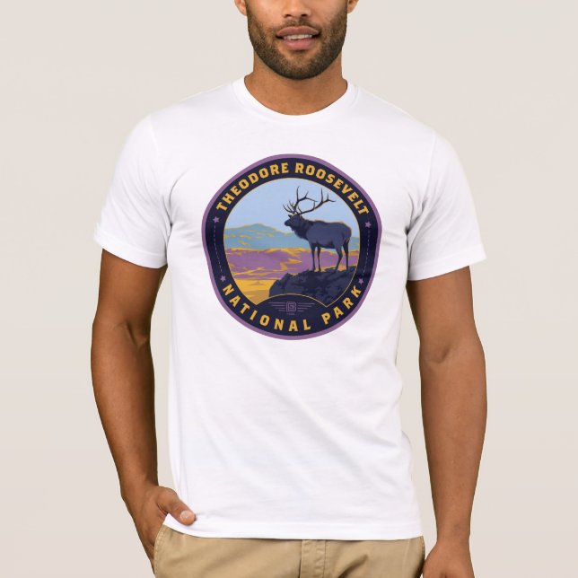 Camiseta Parque nacional Theodore Roosevelt (Anverso)