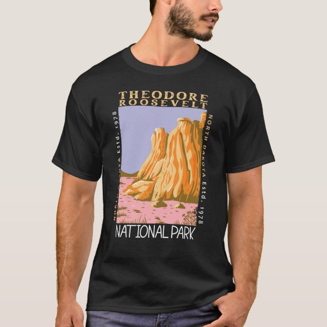 Camiseta Parque nacional Theodore Roosevelt (Anverso)