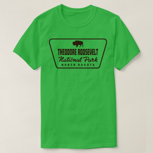 Camiseta Parque nacional Theodore Roosevelt (Diseño del anverso)