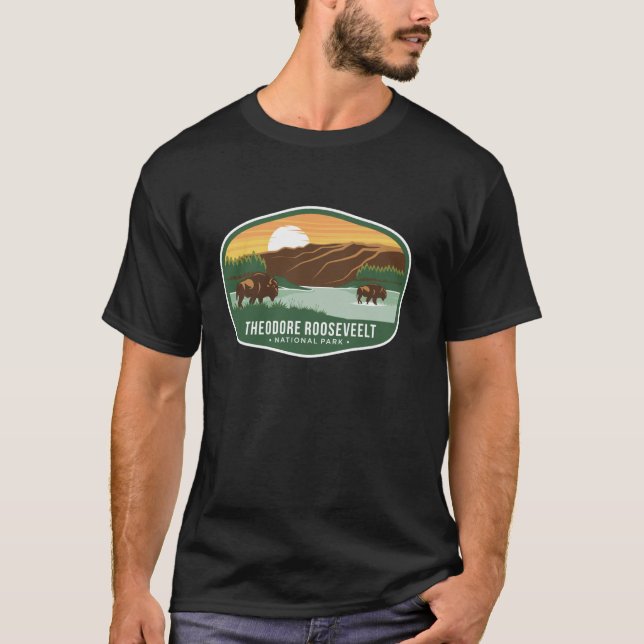 Camiseta Parque Nacional Theodore Roosevelt (Anverso)