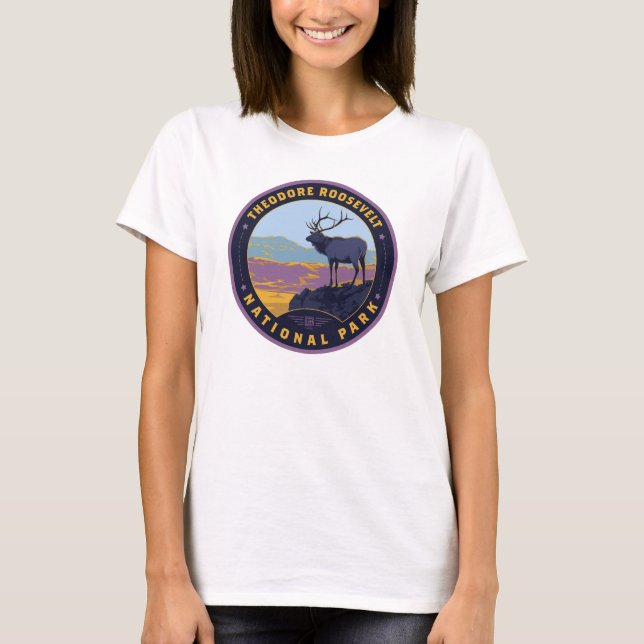 Camiseta Parque nacional Theodore Roosevelt (Anverso)