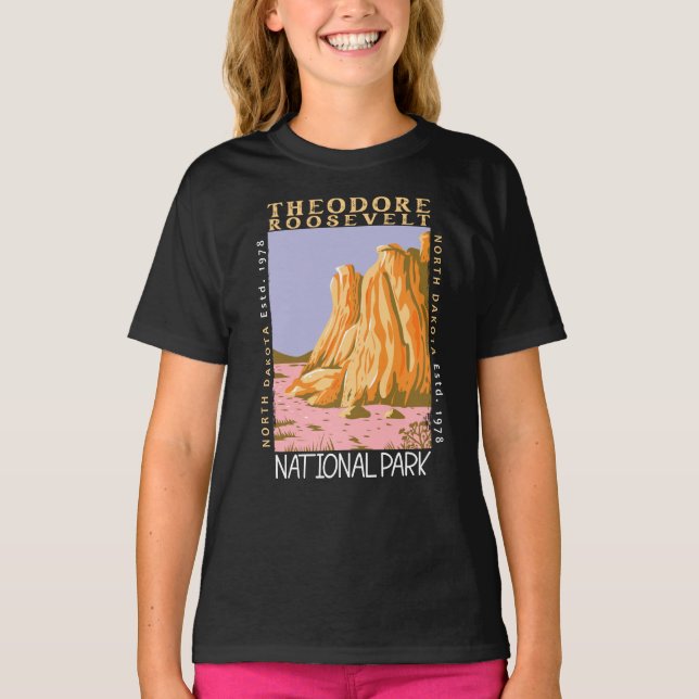 Camiseta Parque nacional Theodore Roosevelt (Anverso)