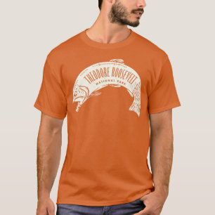 Camiseta Parque nacional Theodore Roosevelt Fish Tan