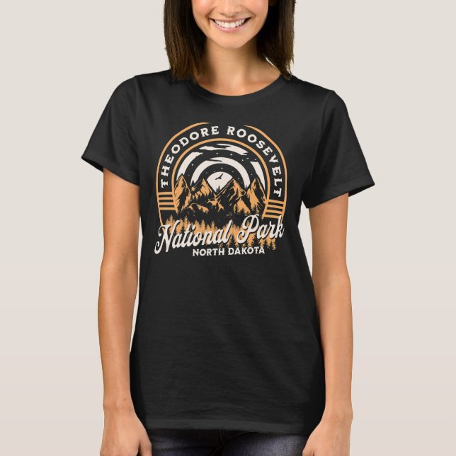 Camiseta Parque nacional Theodore Roosevelt North Dakota Ou (Anverso)