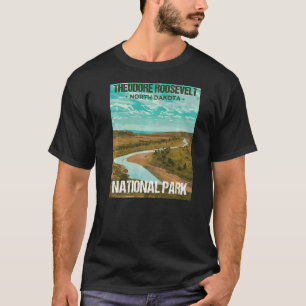 Camiseta Parque nacional Theodore Roosevelt North Dakota Po