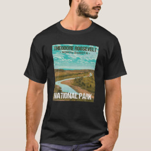 Camiseta Parque nacional Theodore Roosevelt North Dakota Po