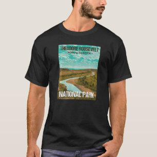 Camiseta Parque nacional Theodore Roosevelt North Dakota Po