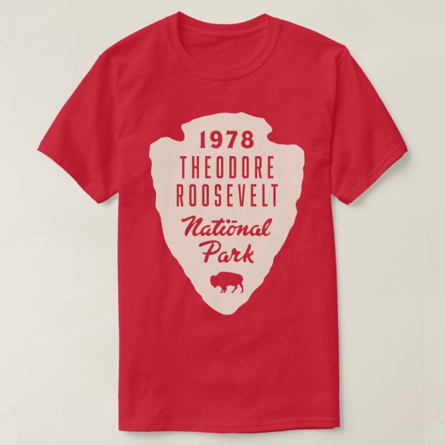 Camiseta Parque nacional Theodore Roosevelt Parque Nacional (Diseño del anverso)