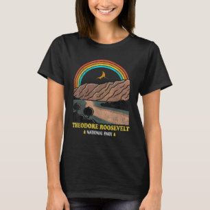 Camiseta Parque nacional Theodore Roosevelt Vintage años 80