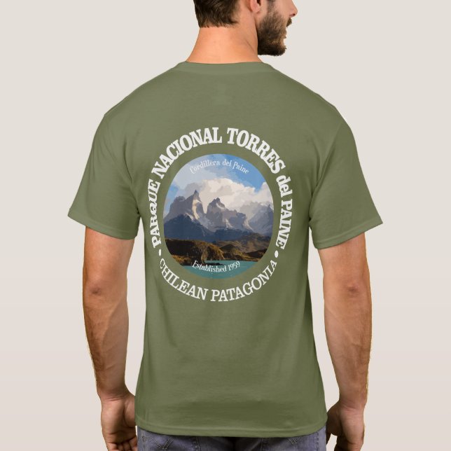 Camiseta Parque nacional Torres del Paine (Reverso)