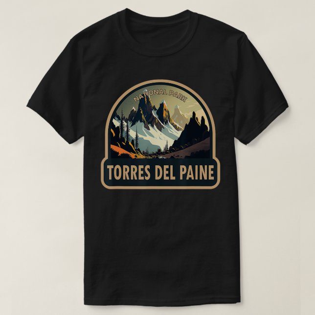 Camiseta Parque nacional Torres del Paine Chile (Diseño del anverso)