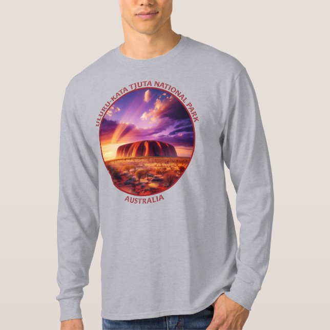Camiseta Parque nacional Uluru-Kata Tjuta, Australia (Anverso)
