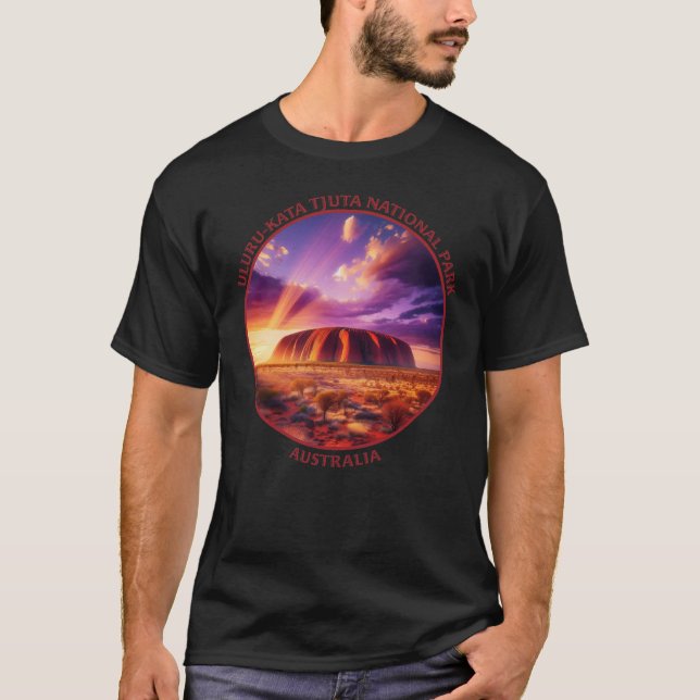 Camiseta Parque nacional Uluru-Kata Tjuta, Australia (Anverso)