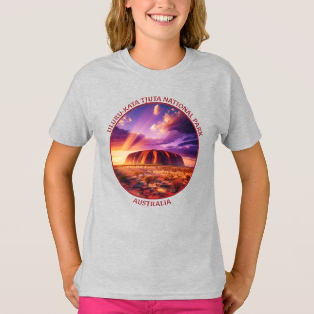 Camiseta Parque nacional Uluru-Kata Tjuta, Australia (Anverso)