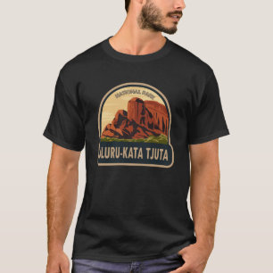 Camiseta Parque nacional Uluru-Kata Tjuta Australia Emblem