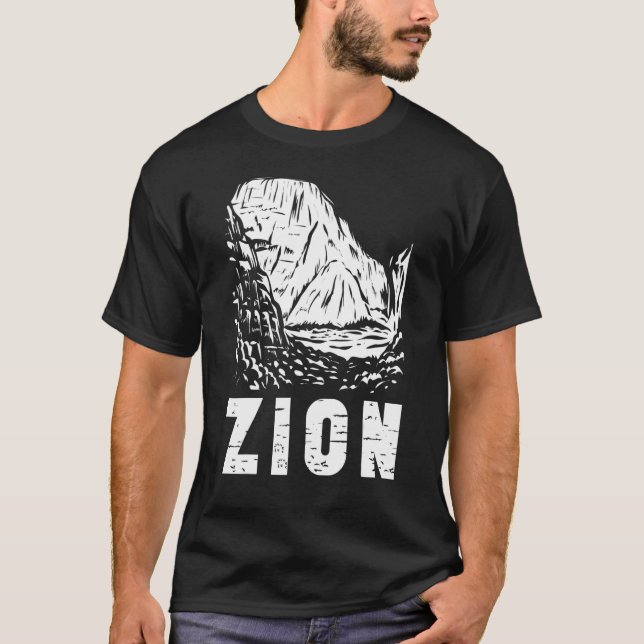 Camiseta Parque nacional Vacaciones Zion (Anverso)