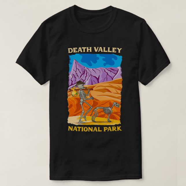 Camiseta Parque nacional Valle de la Muerte EE.UU. Californ (Diseño del anverso)