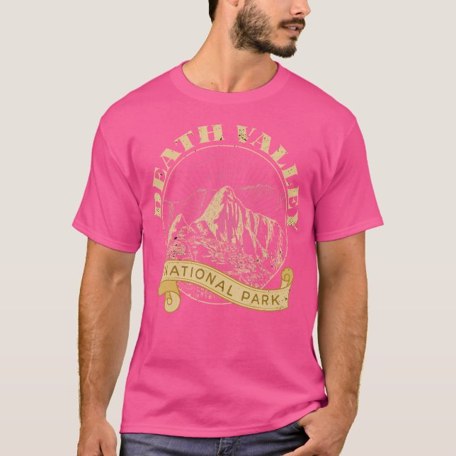 Camiseta Parque nacional Valle de la Muerte Montaña Hikin (Anverso)