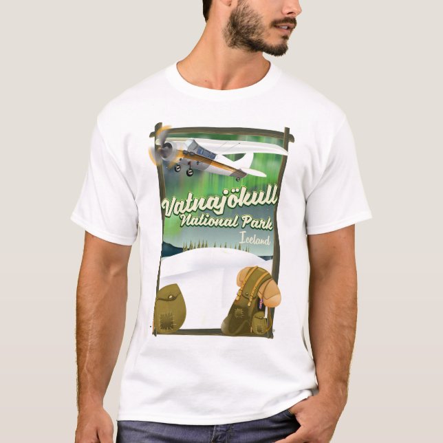 Camiseta Parque nacional Vatnajökull Islandia (Anverso)