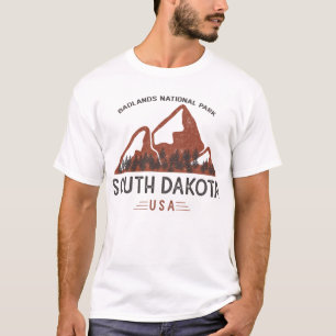 Camiseta Parque nacional Vintage Badlands