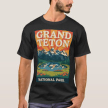 Parque Nacional Vintage Grand Teton 