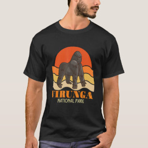 Camiseta Parque nacional Virunga Congo Gorila Safari África