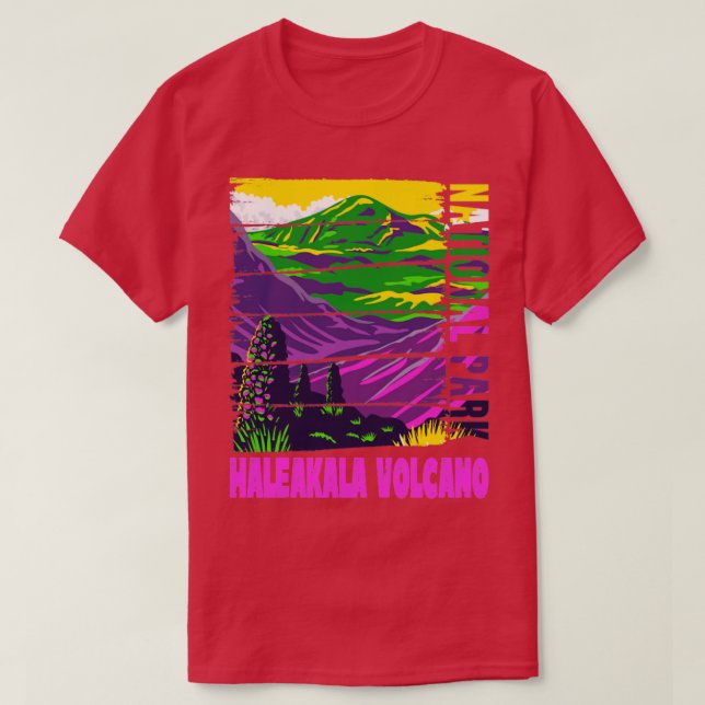 Camiseta Parque nacional Volcán Haleakala (Diseño del anverso)