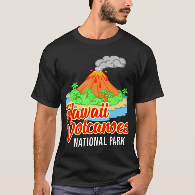 Camiseta Parque nacional Volcanes de Hawái Regalo Volcanolo (Anverso)