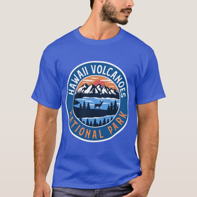 Camiseta Parque nacional Volcanes de Hawái sobredimensionad (Anverso)