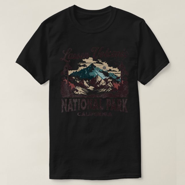 Camiseta Parque nacional volcánico de Lassen (Diseño del anverso)