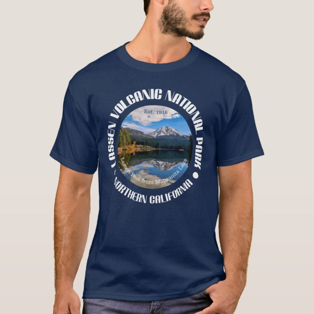 Camiseta Parque nacional volcánico de Lassen (Anverso)