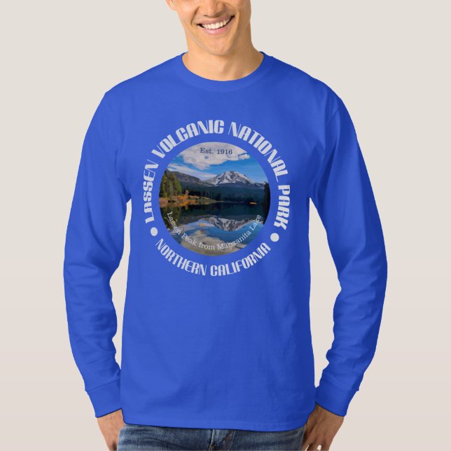Camiseta Parque nacional volcánico de Lassen (Anverso)