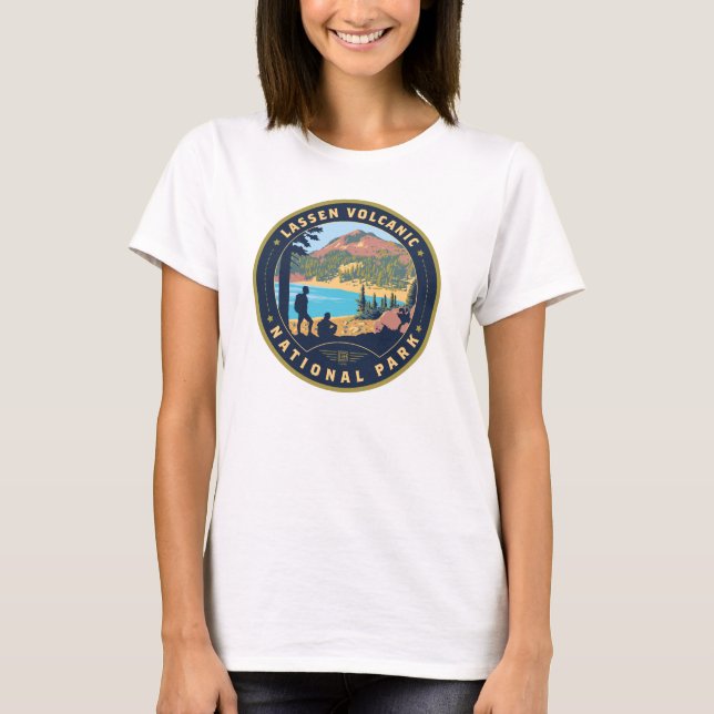 Camiseta Parque nacional volcánico de Lassen (Anverso)