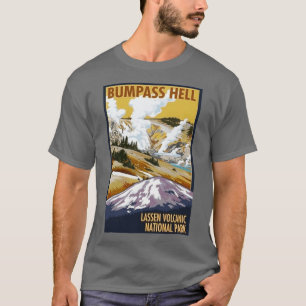 Camiseta Parque nacional volcánico de Lassen Bumpass Hell T