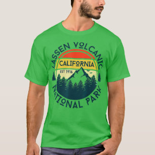 Camiseta Parque nacional volcánico de Lassen California Nat