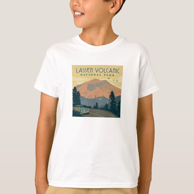 Camiseta Parque nacional volcánico de Lassen | Viaje por ca (Anverso)