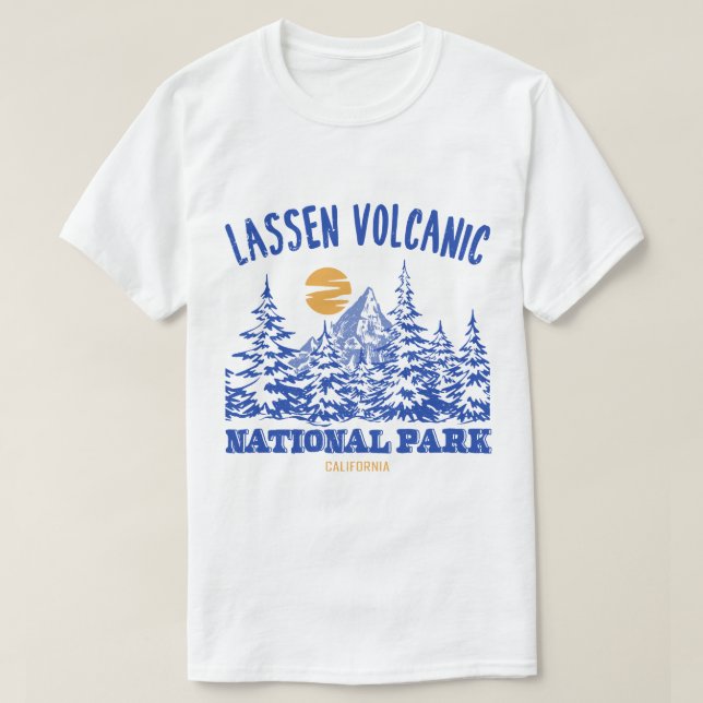 Camiseta Parque nacional volcánico de LassenAmerica (Diseño del anverso)