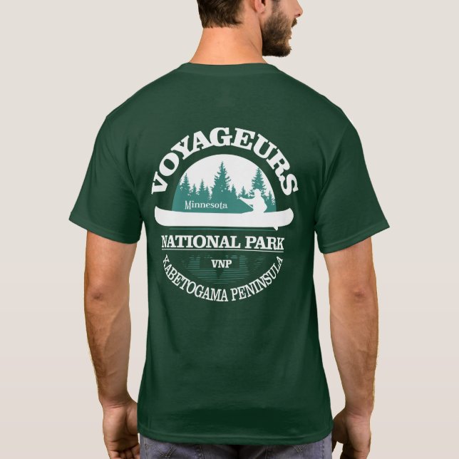 Camiseta Parque nacional Voyageurs (Reverso)