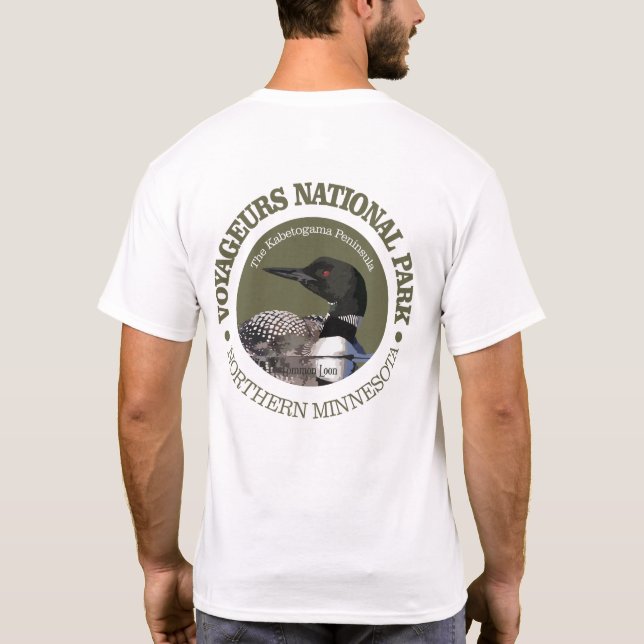 Camiseta Parque nacional Voyageurs (Loon) (Reverso)