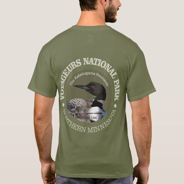 Camiseta Parque nacional Voyageurs (Loon) (Reverso)