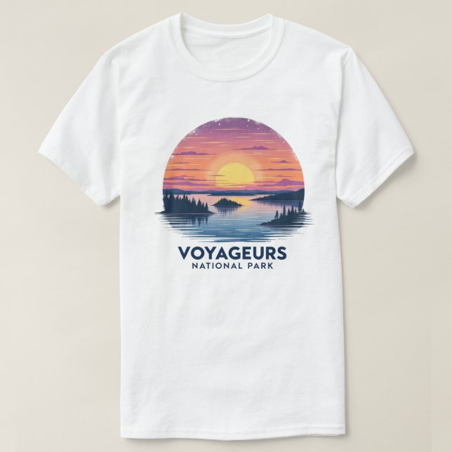 Camiseta Parque nacional Voyageurs - Minnesota (Diseño del anverso)