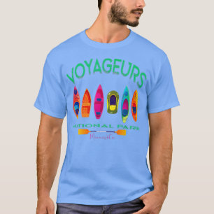 Camiseta Parque nacional Voyageurs Minnesota Kayaking Souve